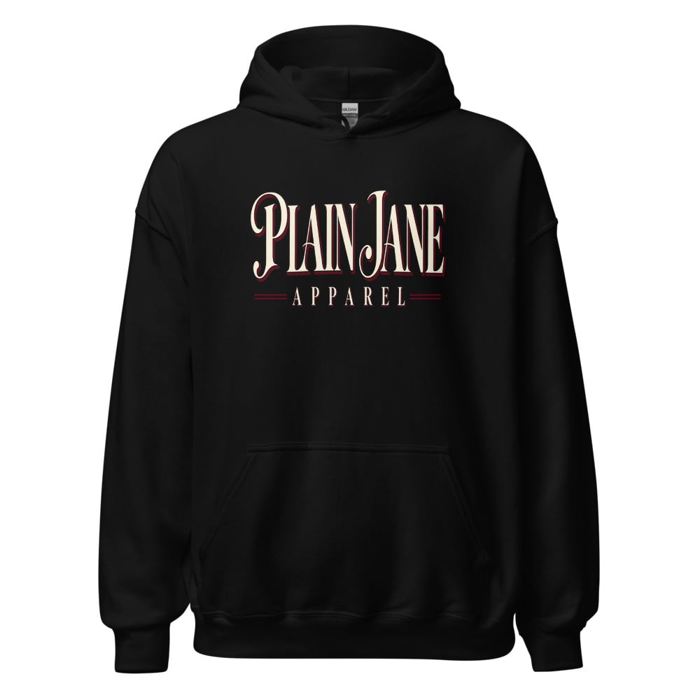 Elegant Plain Jane Typography Hoodie