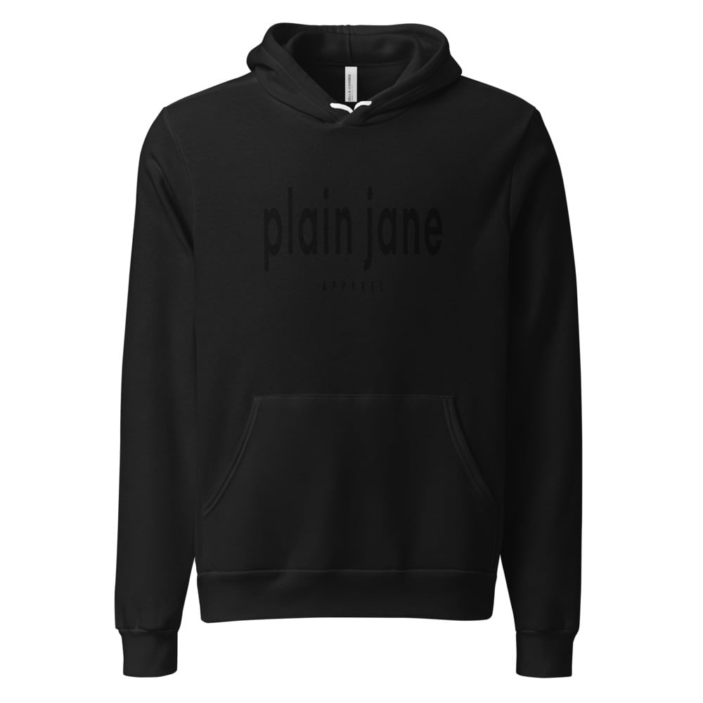 Minimal Plain Jane Wordmark Pullover Hoodie