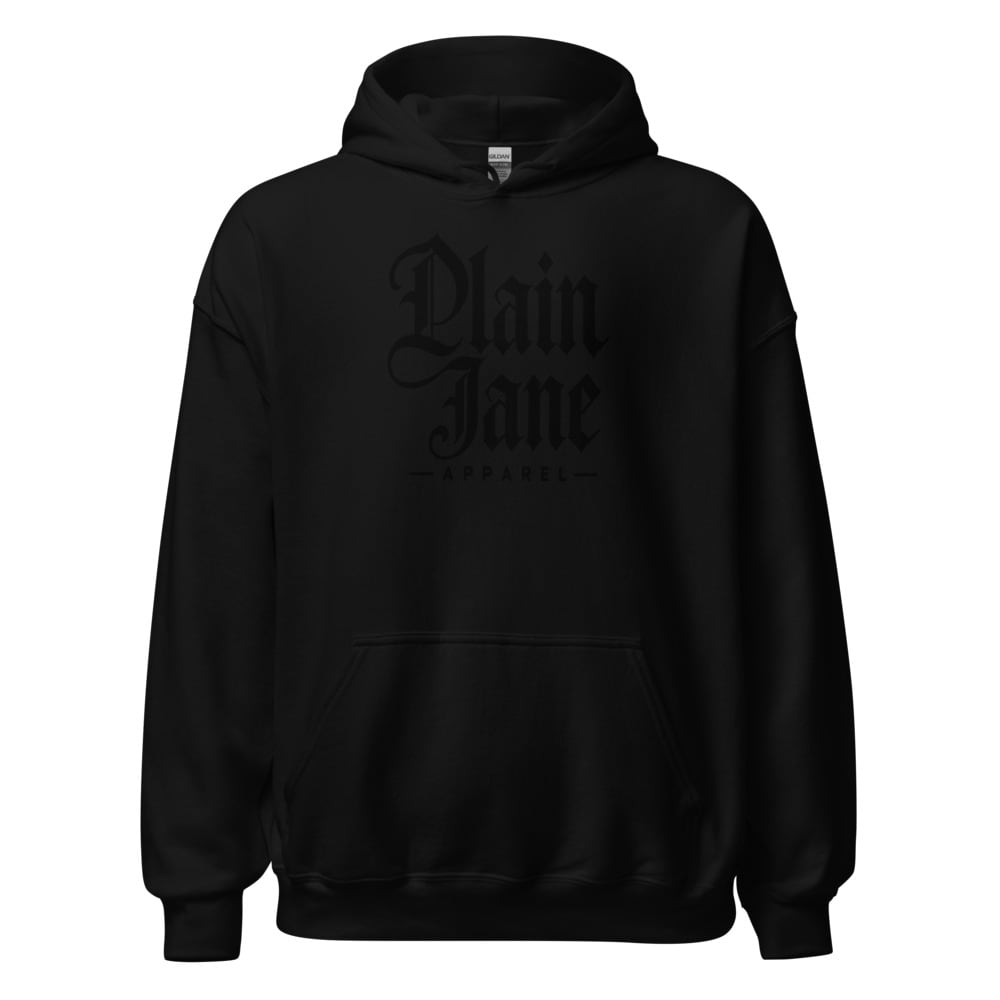 Plain Jane Blackletter Logo Hoodie