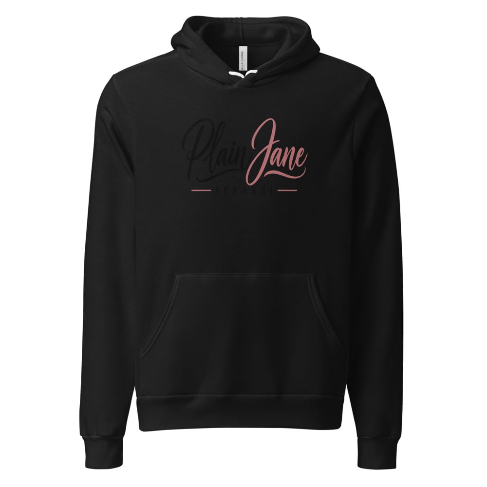Plain Jane Script Logo Pullover Hoodie