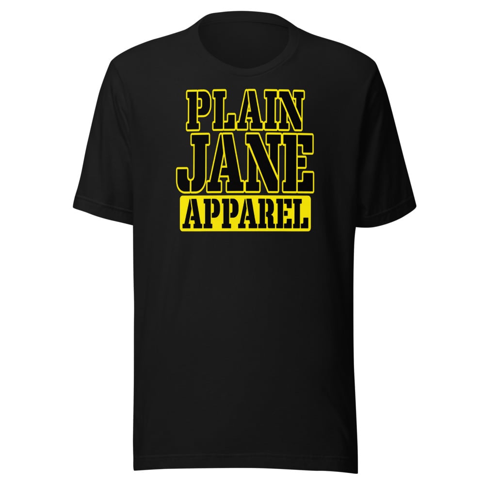 Plain Jane Stencil Lockup Tee