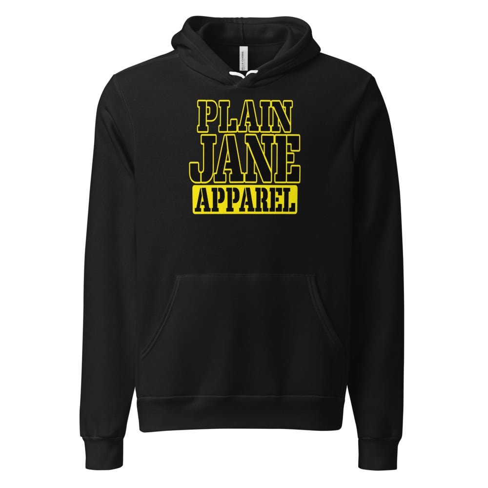 Plain Jane Stencil Lockup Pullover Hoodie