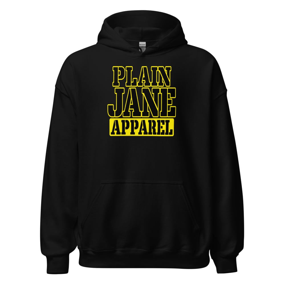 Plain Jane Stencil Lockup Hoodie