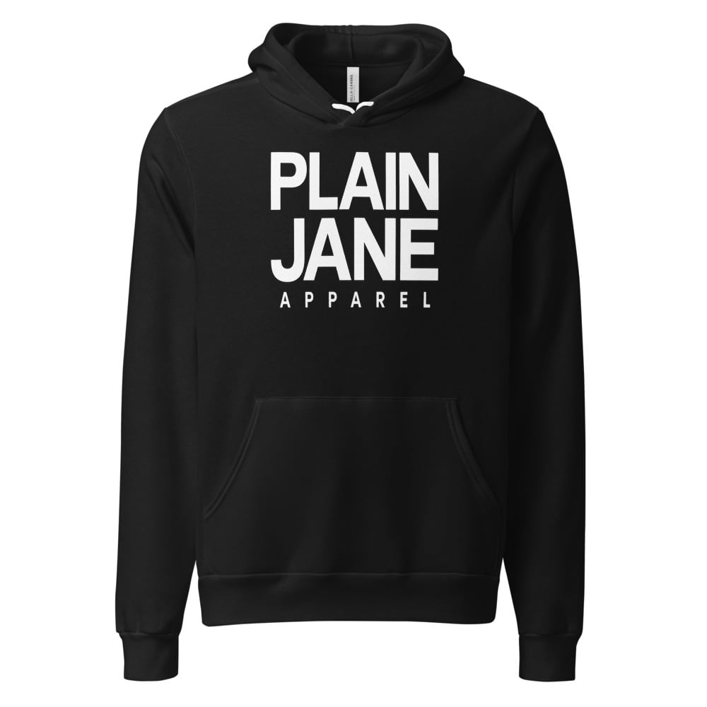Plain Jane Typography Pullover Hoodie