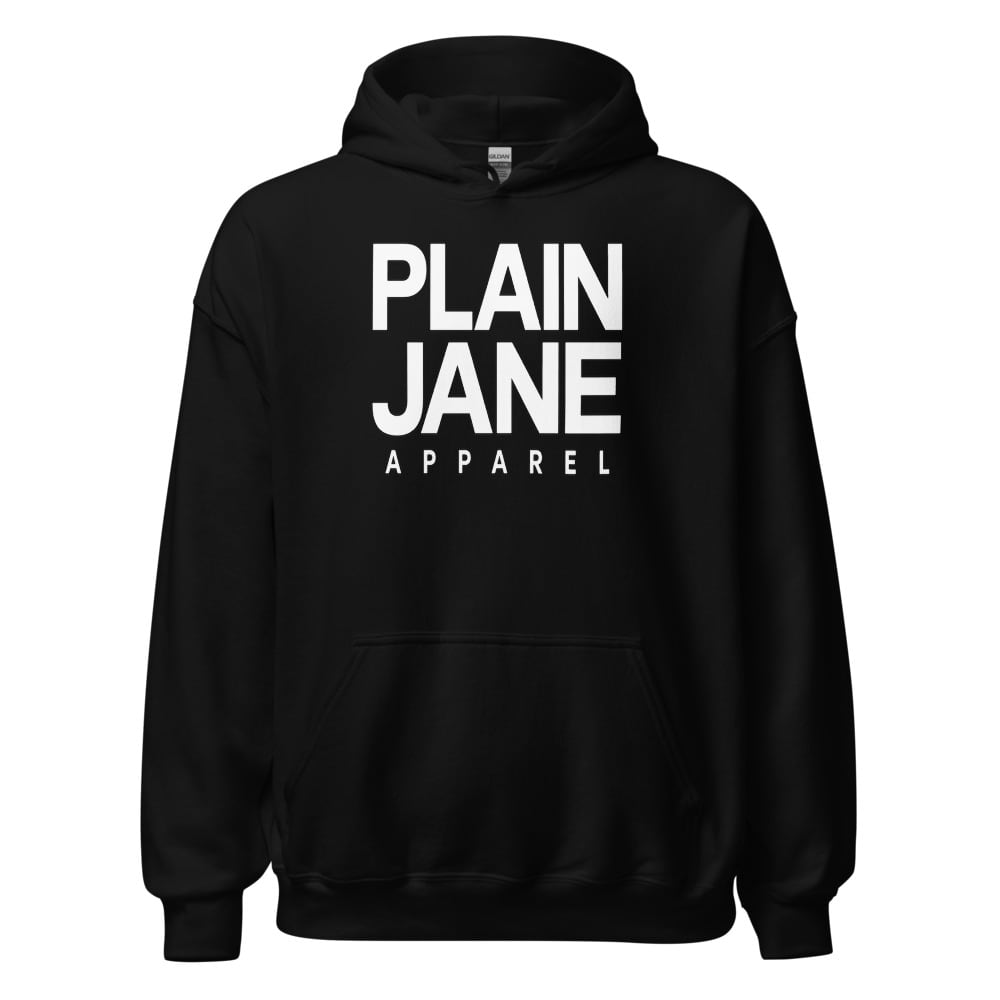 Plain Jane Typography Hoodie