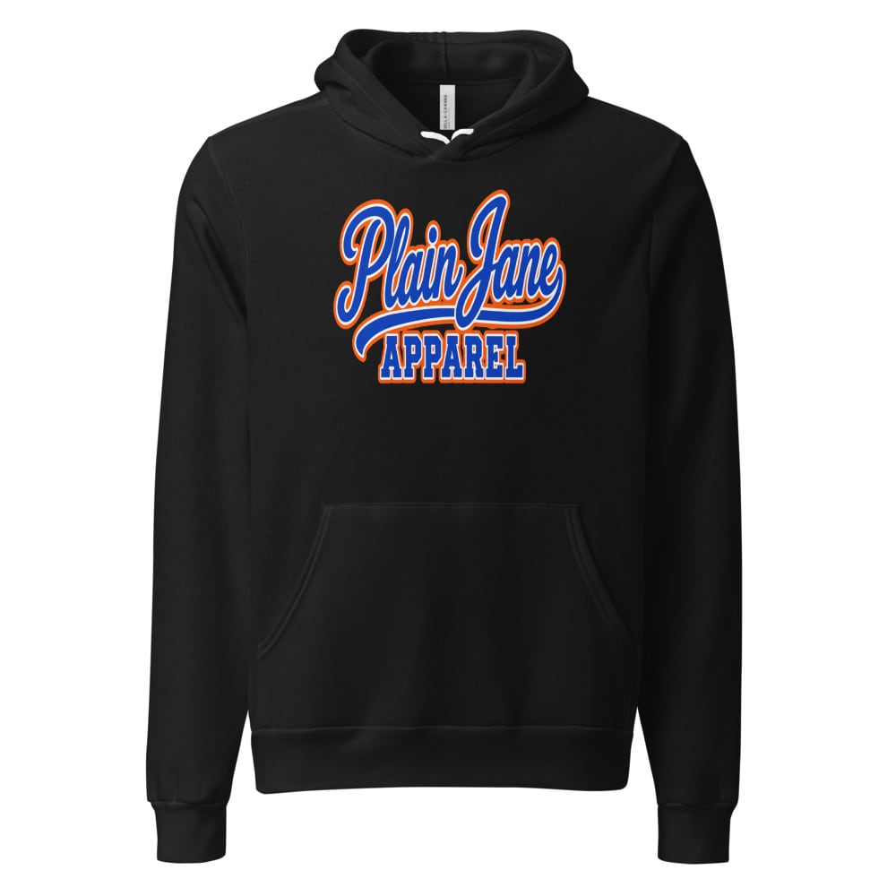 Plain Jane Varsity Typography Pullover Hoodie