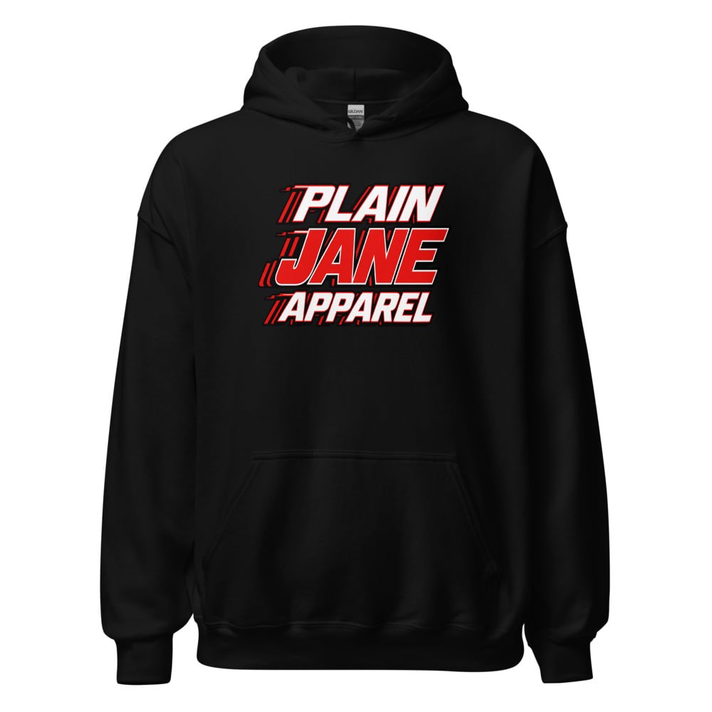 Plain Jane Racing Print Hoodie
