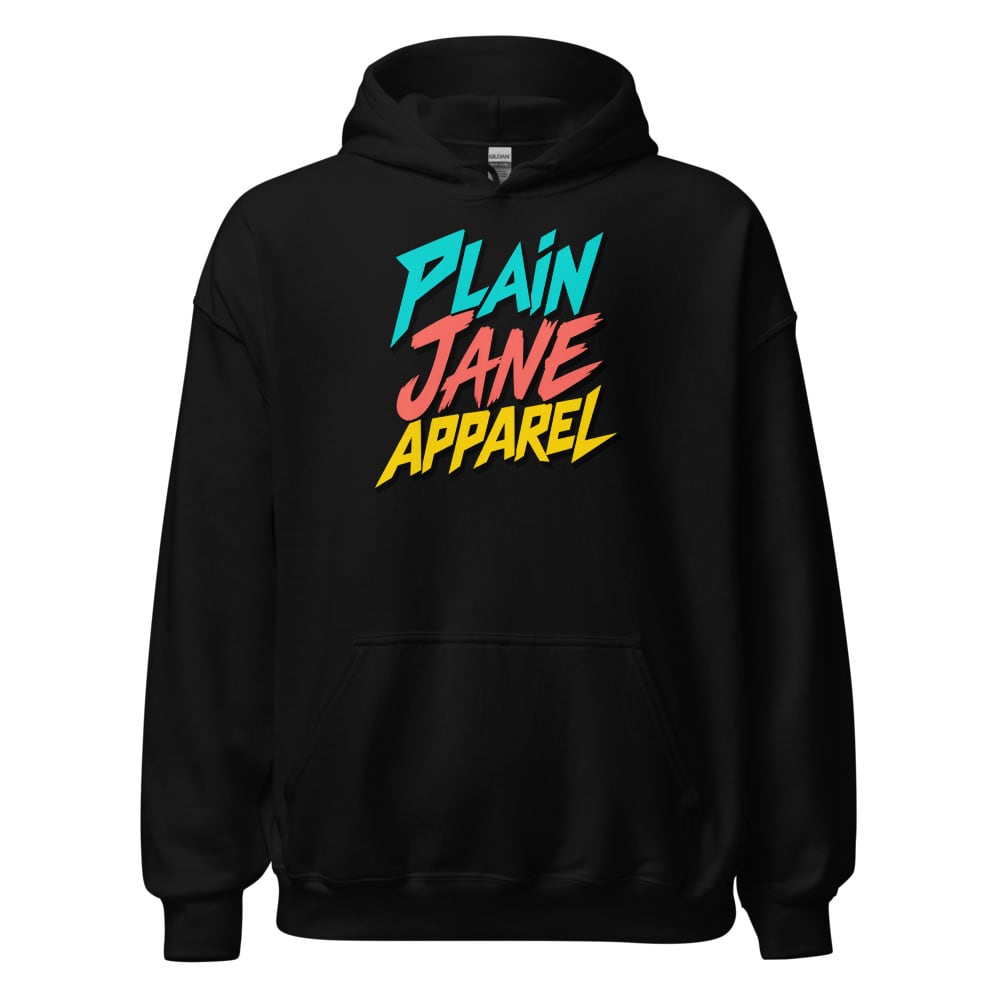 Plain Jane Retro Typography Hoodie