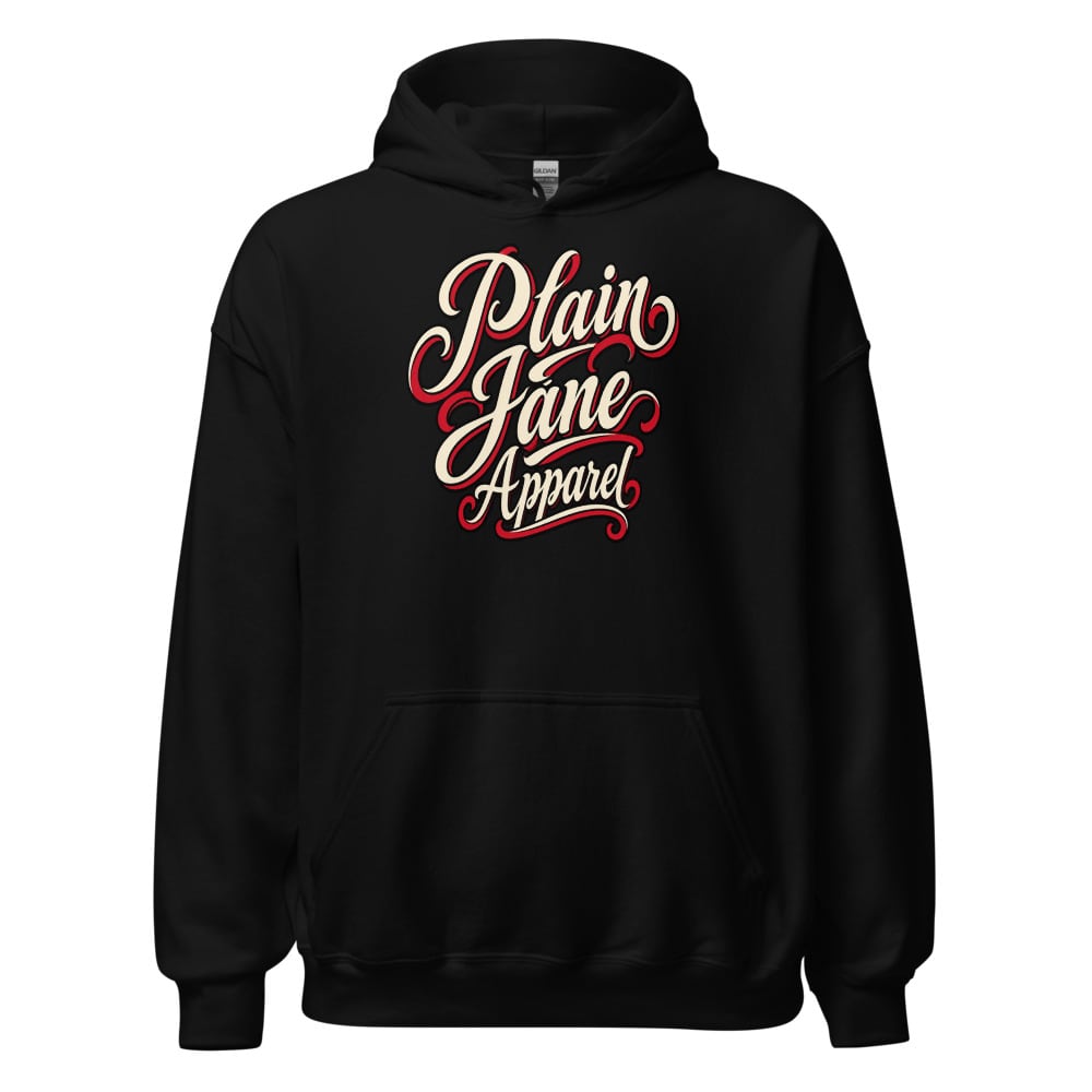 Plain Jane Tattoo Script Hoodie