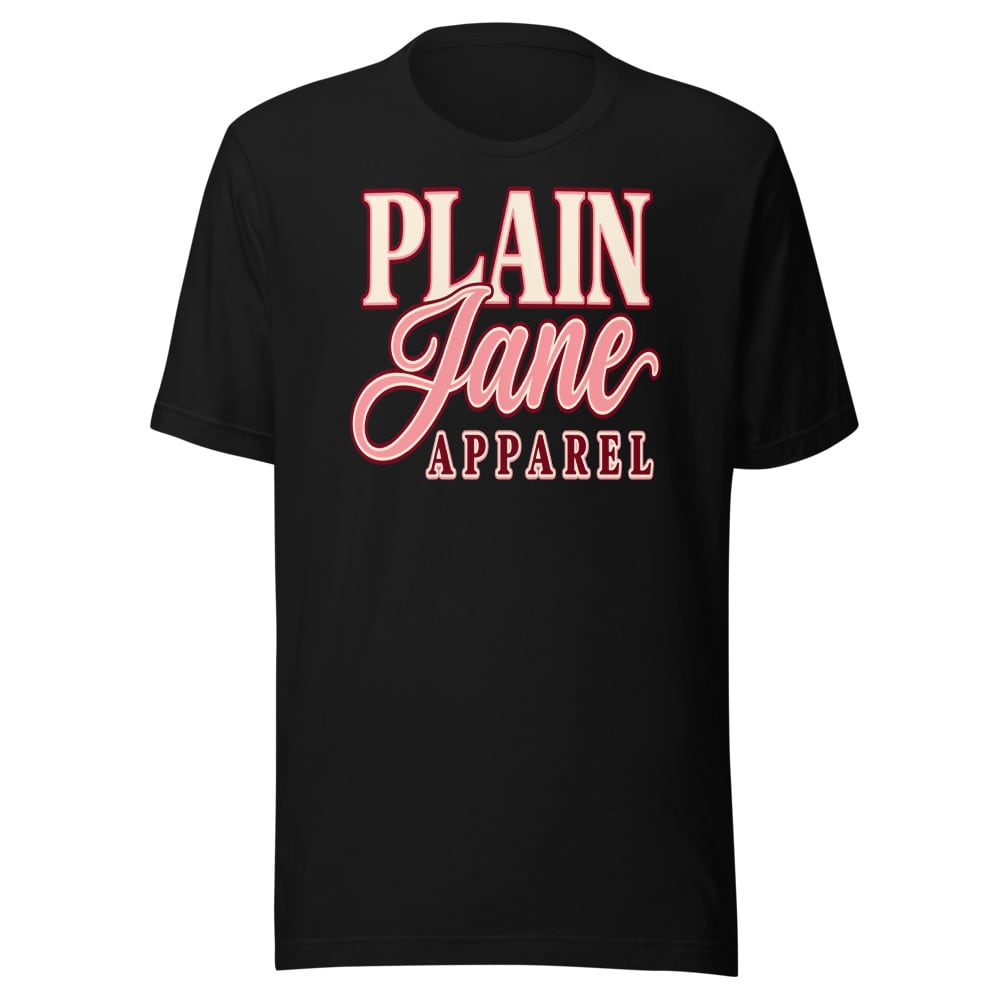 Plain Jane Boutique Typography Tee