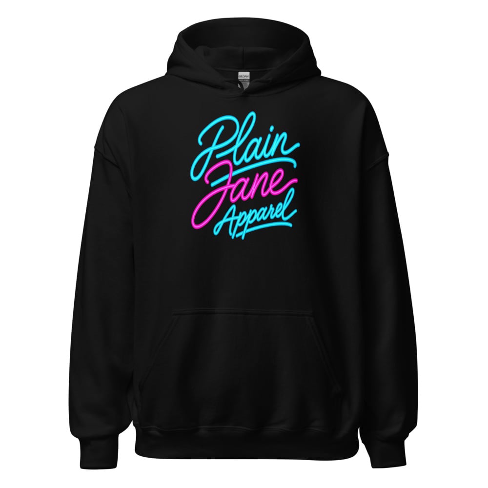 Plain Jane Neon Script Logo Hoodie