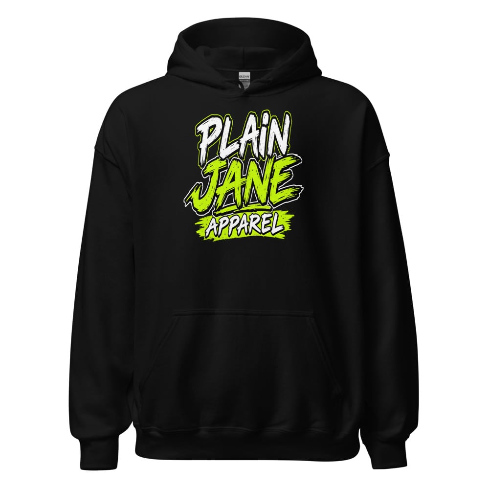 Plain Jane Skate-Zine Typography Hoodie