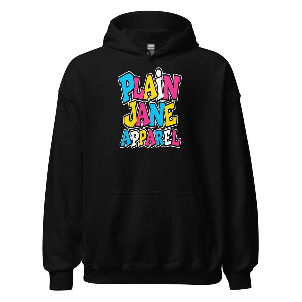 Playful Plain Jane Lettering Hoodie