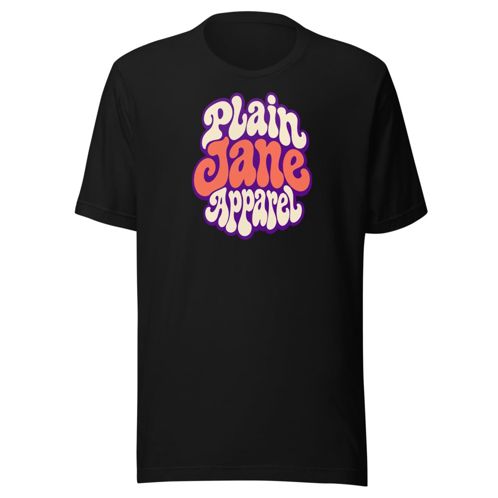Retro Psychedelic Plain Jane Tee