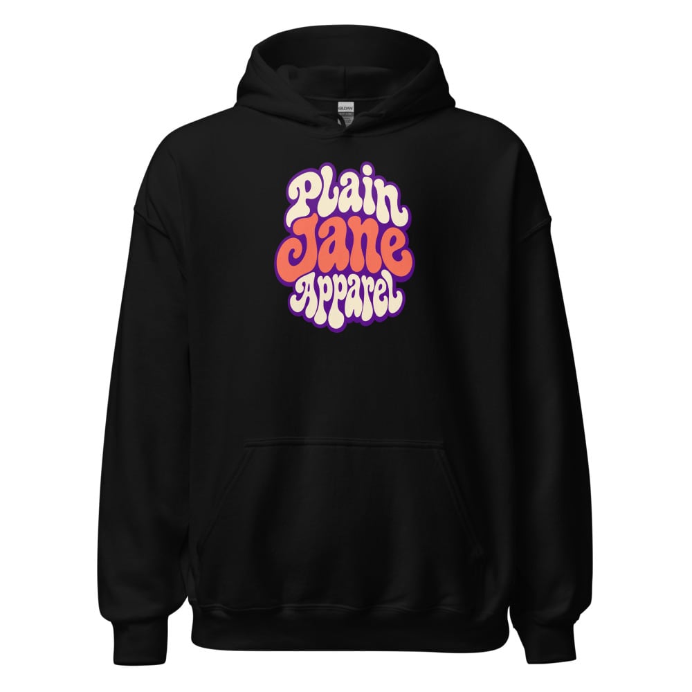 Retro Psychedelic Plain Jane Hoodie