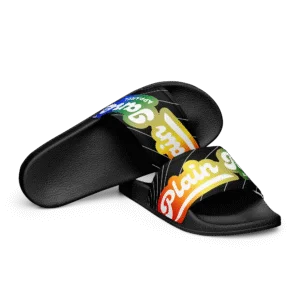Plain Jane Women's Rainbow Slides