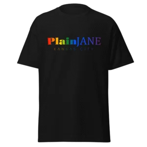 Pain Jane Rainbow Modern Logo Tee