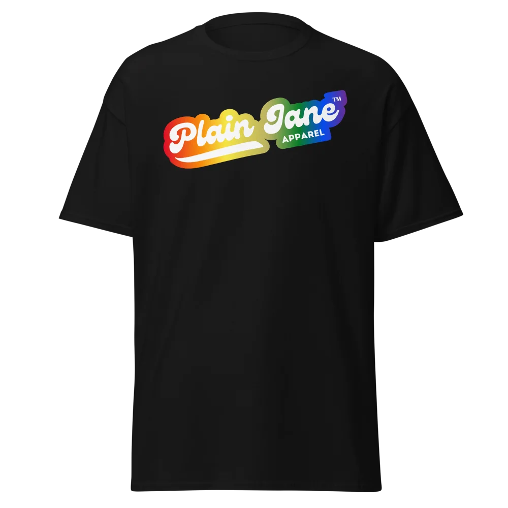 Pain Jane Rainbow Classic Logo Tee
