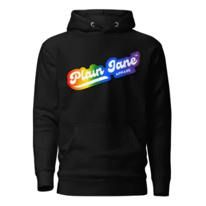 Plain Jane Classic Rainbow Logo Hoodie