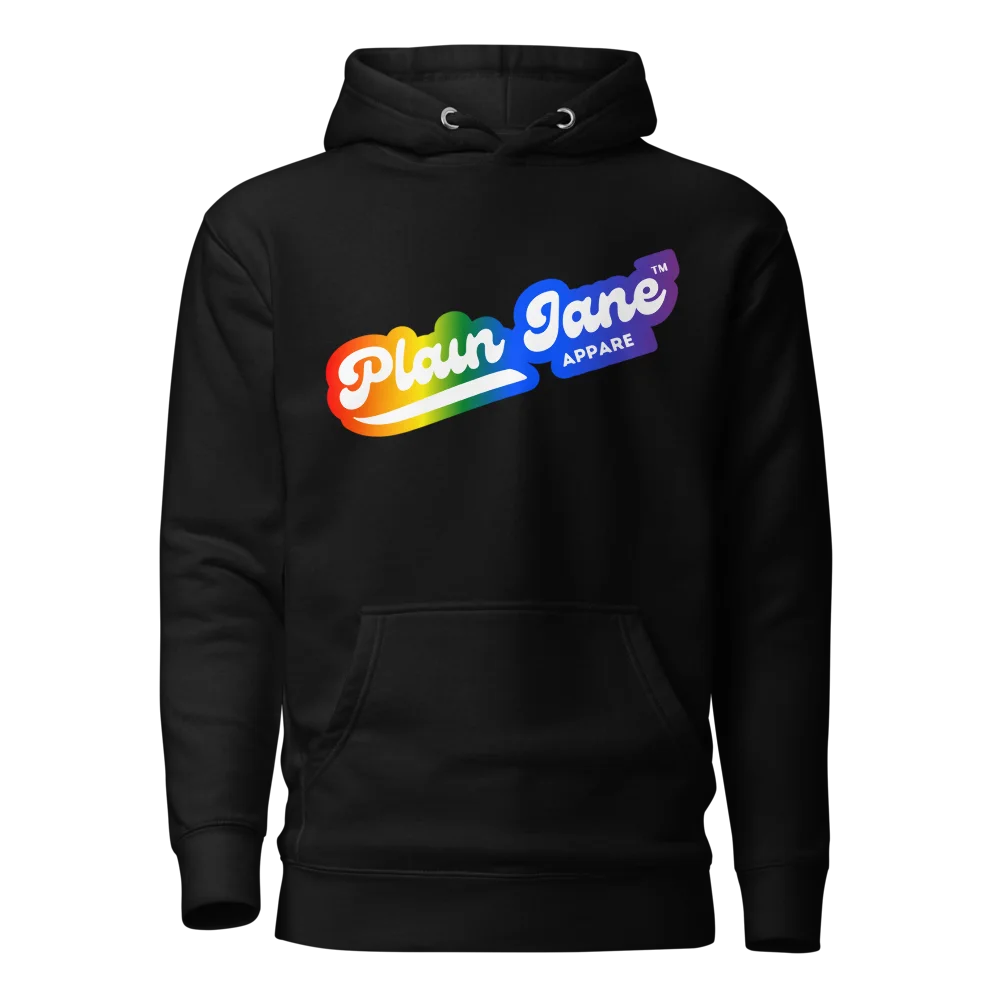 Plain Jane Classic Rainbow Logo Hoodie
