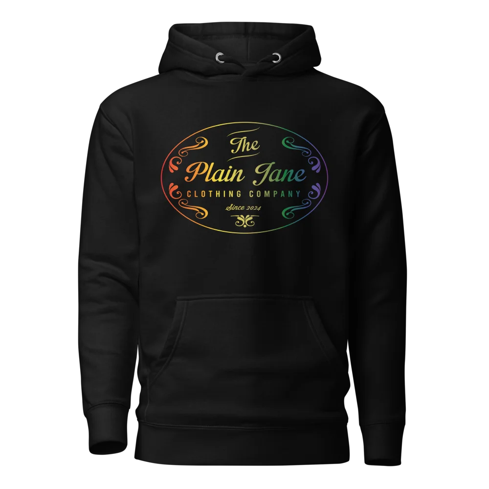 Plain Jane Rainbow Whiskey Logo Hoodie